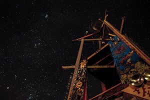 tower at night
