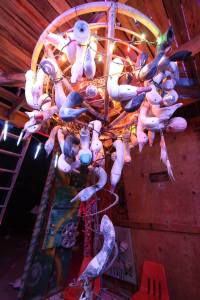 duck chandelier
